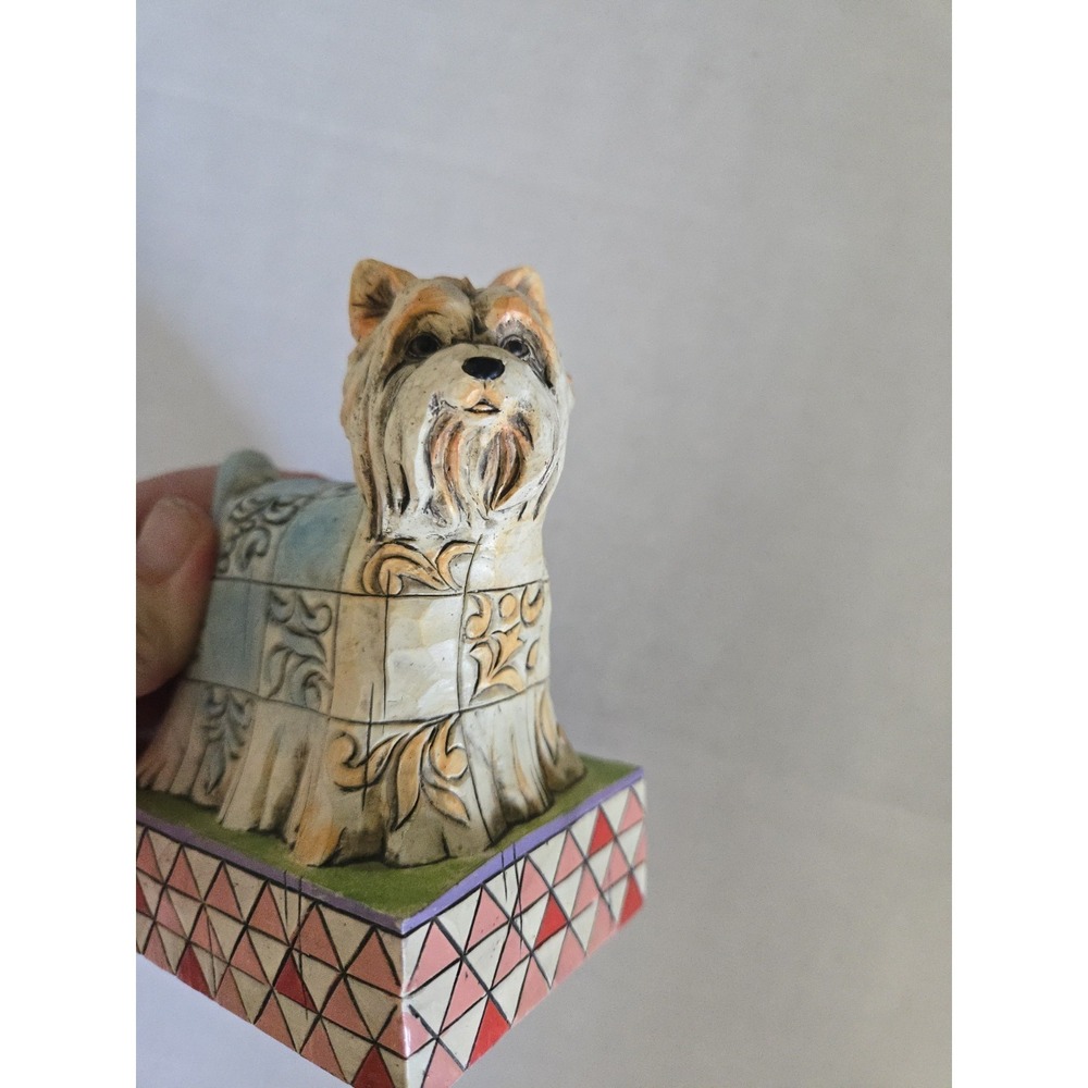 Jim Shore PJ Yorkshire Terrier Dog 2007 Heartwood Creek Figurine 4009745 Gift - Picture 2 of 11